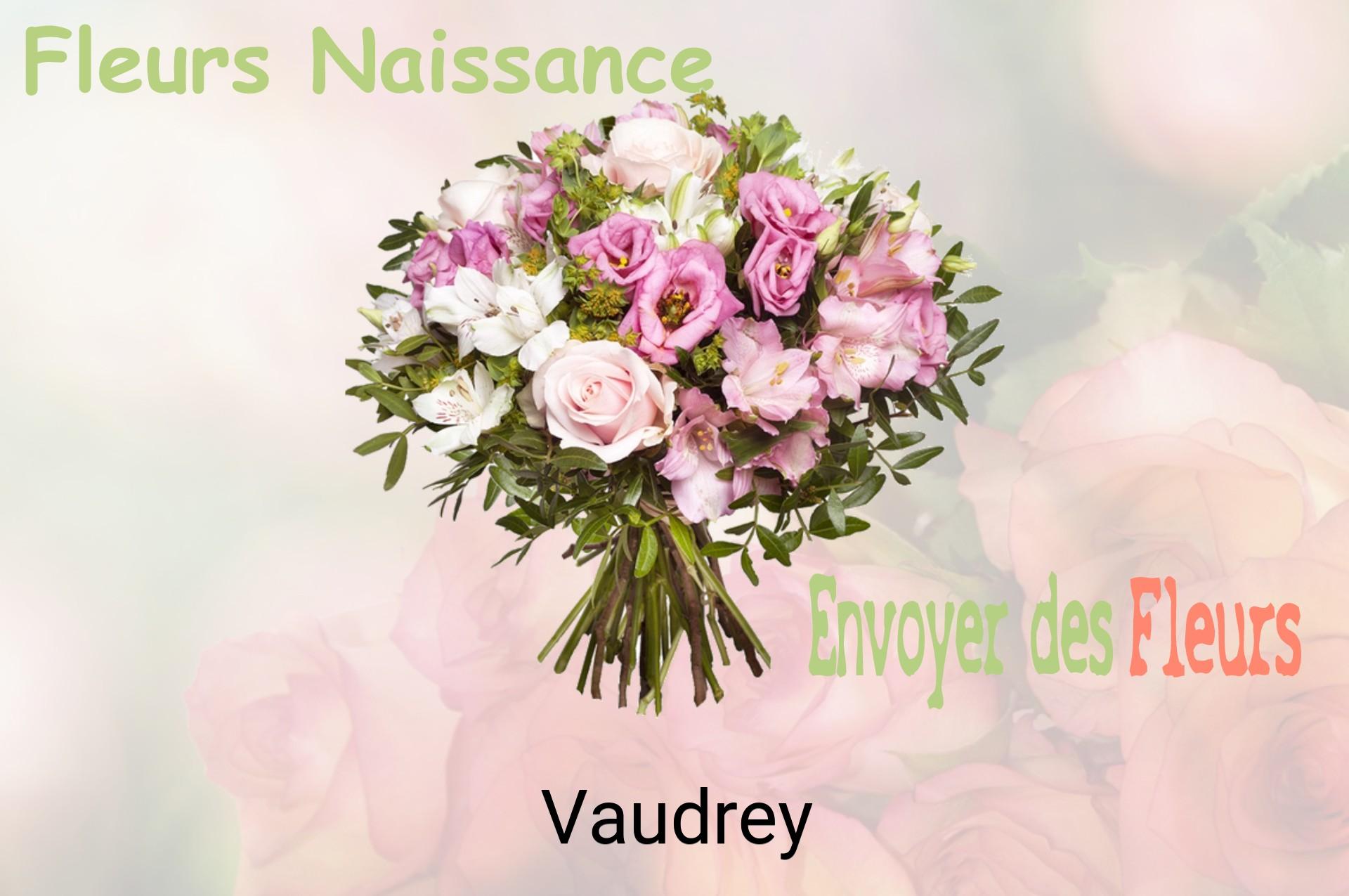 Bouquet de fleurs de naissance livré à Vaudrey